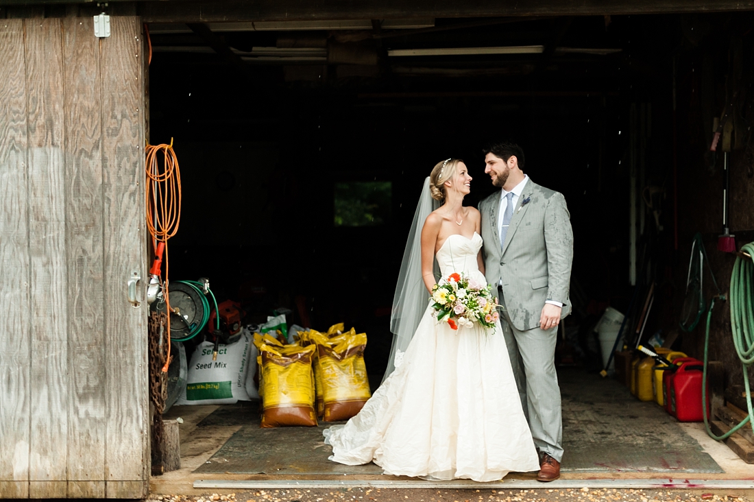 An Eastern Shore, Maryland Elegant Farm Wedding on a Rainy Day by East Coast + Maryland Fine Art Photographer Lauren R Swann