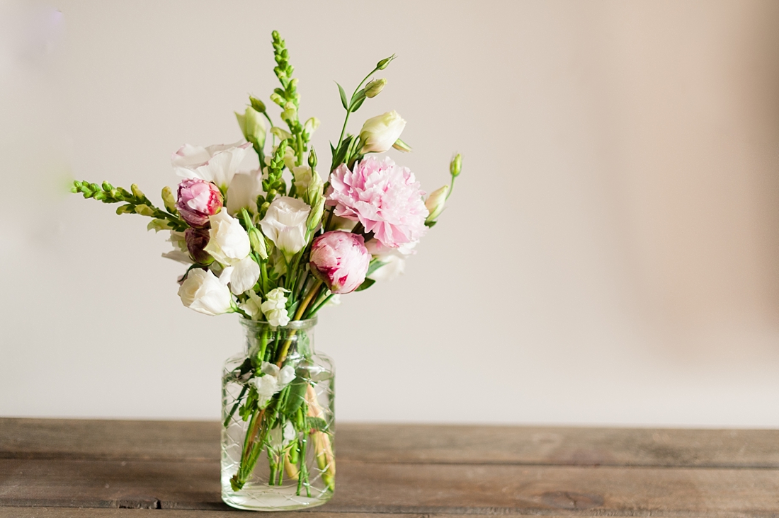 Peonies + Snapdragons | DIY Floral Arrangement by Lauren R Swann