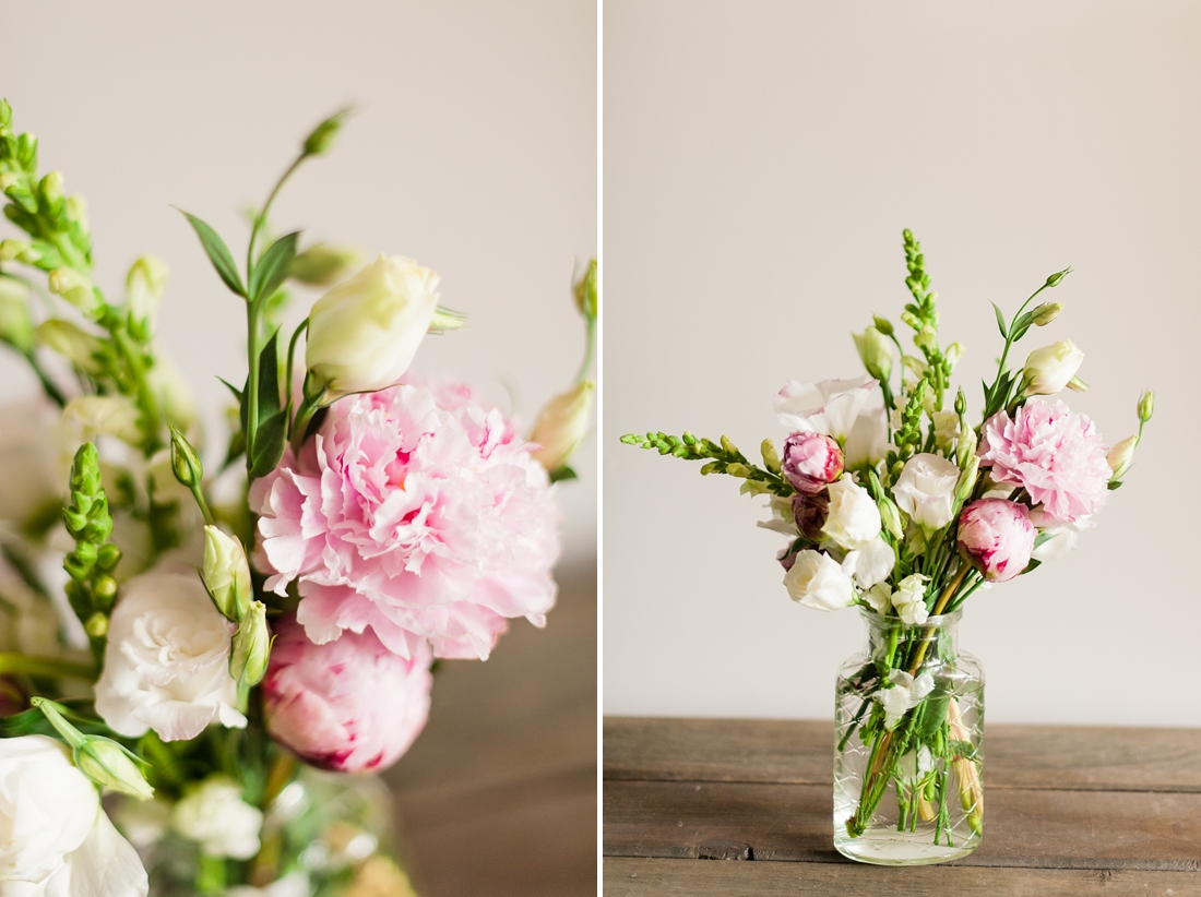 Peonies + Snapdragons | DIY Floral Arrangement by Lauren R Swann