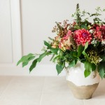Washington DC Wedding Fall Blooms - Dahlias, Magnolia, and foraged florals by Lauren R Swann
