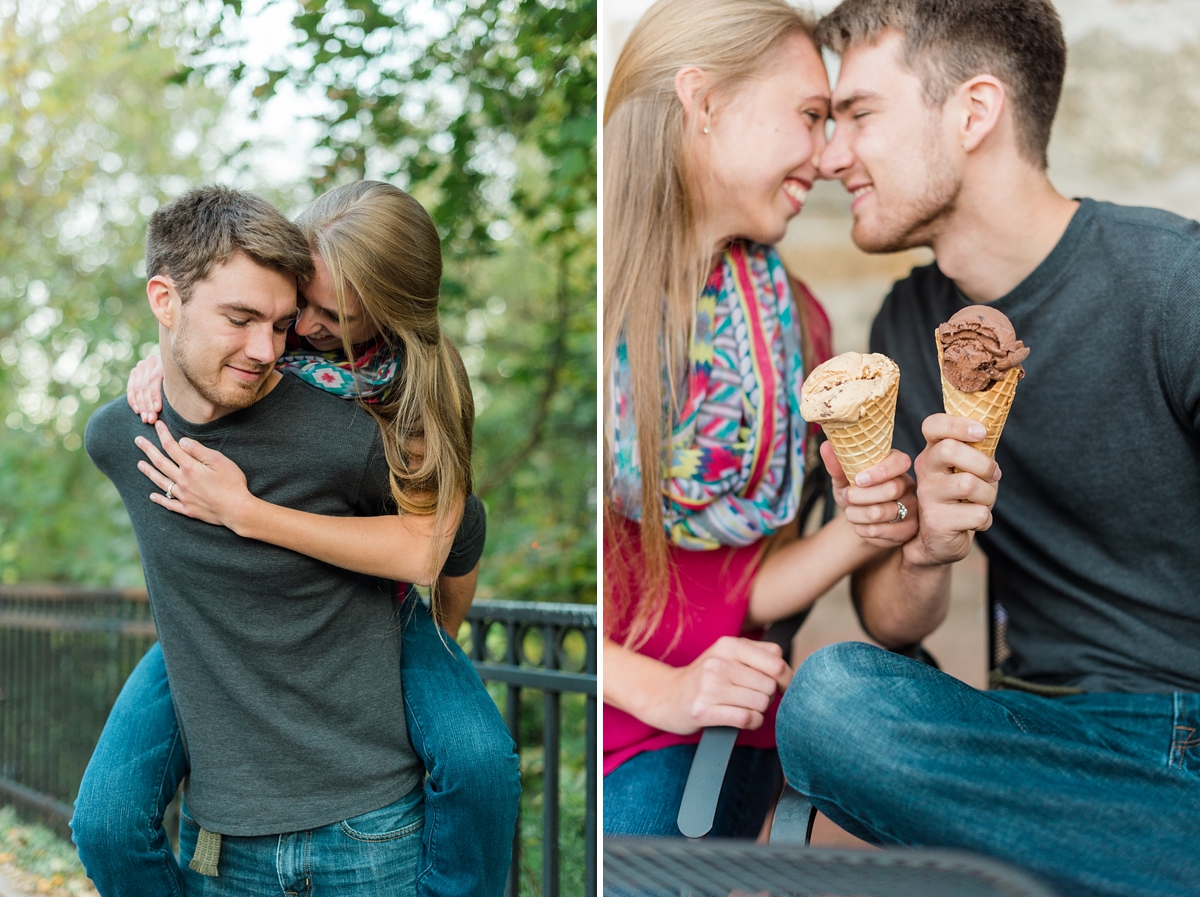 Engagement Sessions with Ice Cream Cones by Lauren R Swann 