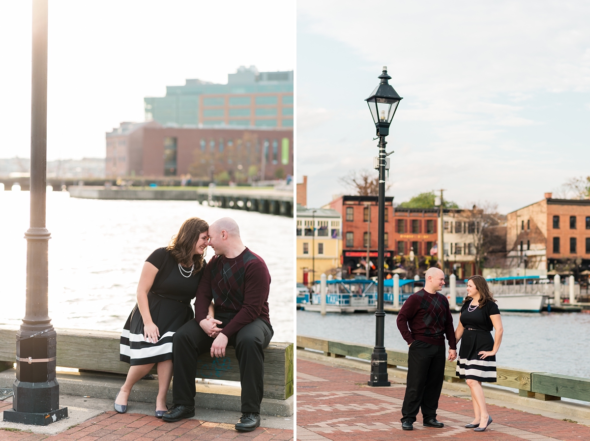 Fell's Point, Baltimore Maryland Engagement Session by Lauren R Swann Photography