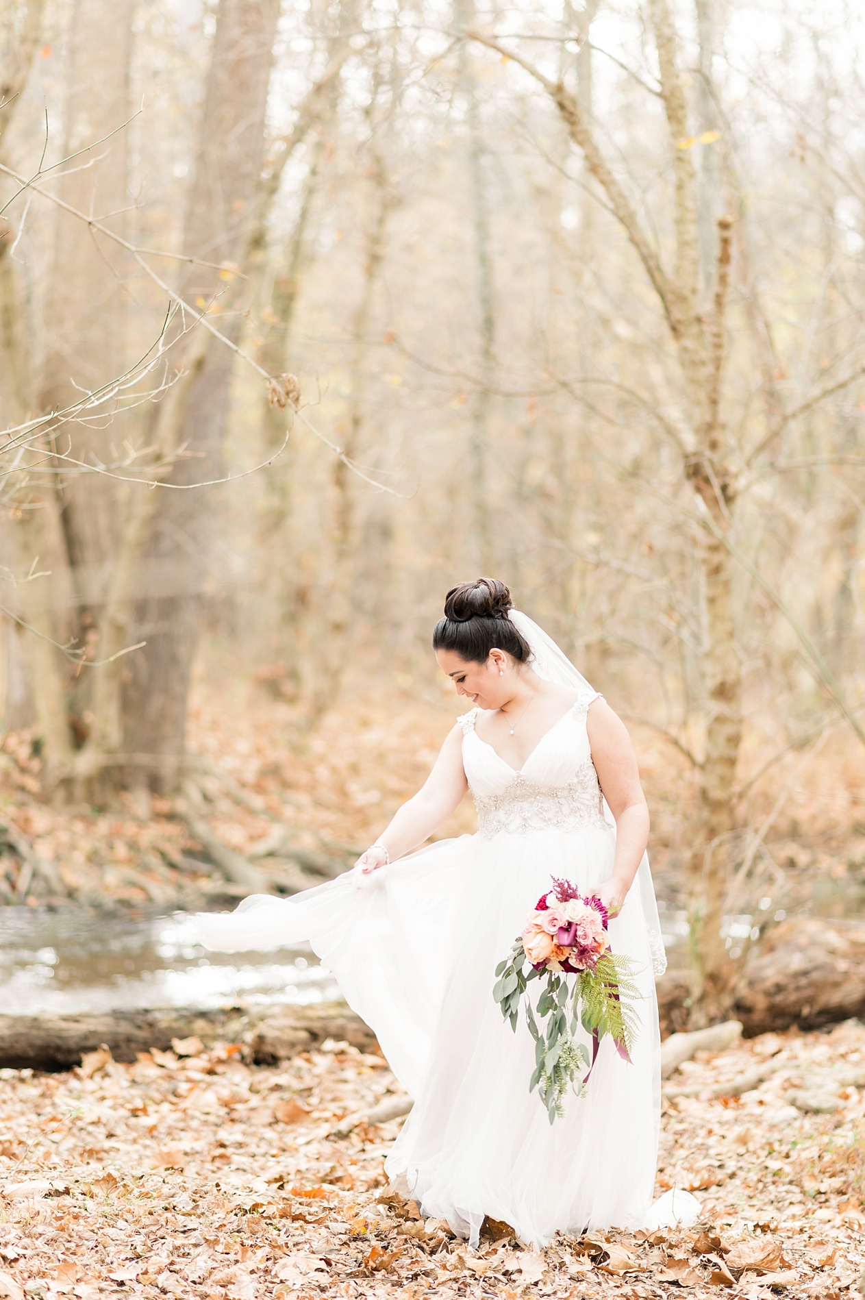 Beautiful Bridal Portrait from a Washington DC & Eastern Shore Wedding from Lauren R Swann Photography