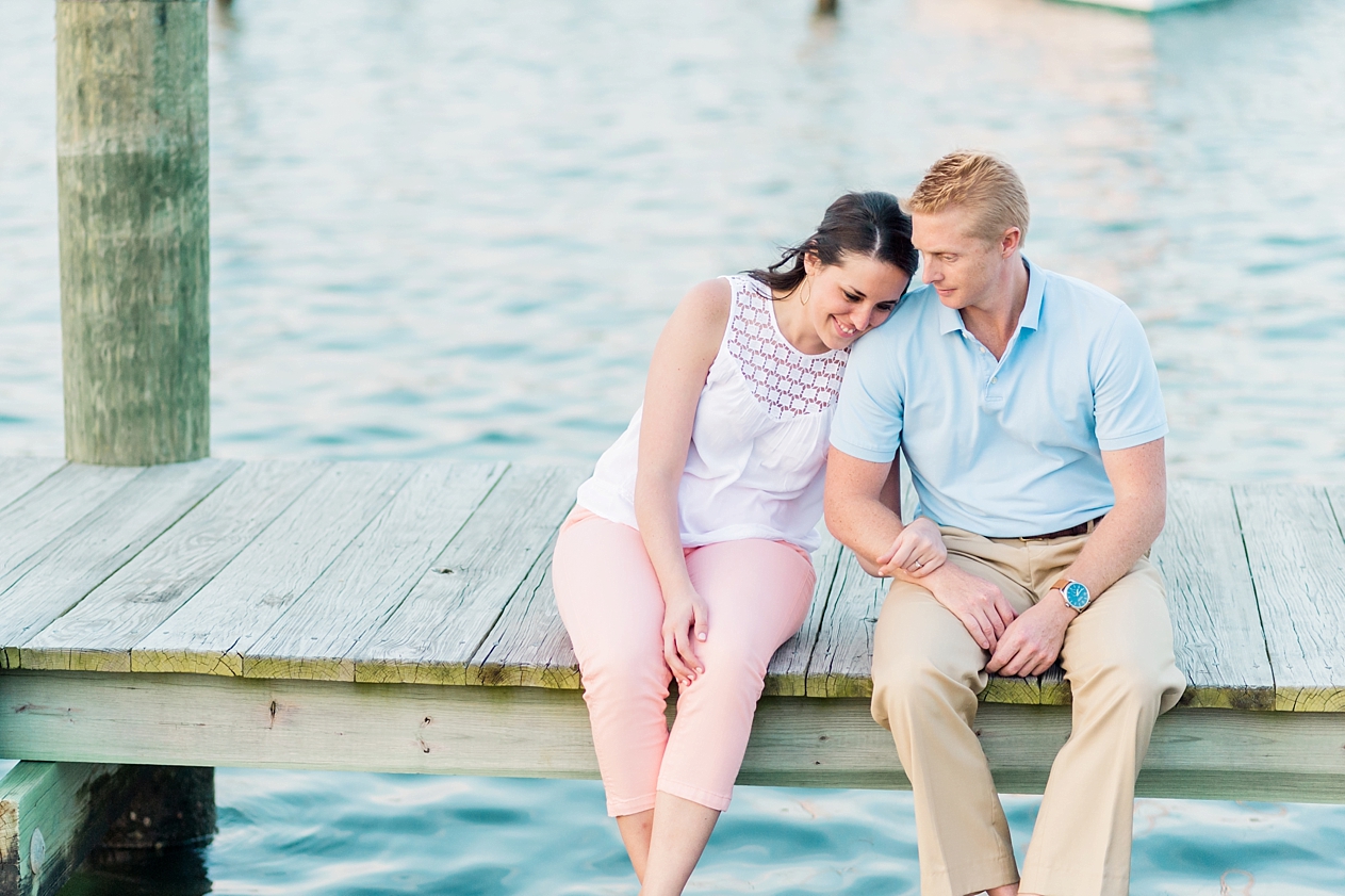 A Classic and Nautical Summertime Engagement session at the Maritime Museum in Annapolis, Maryland | Maryland and Destination Fine Art Photographer | Lauren R Swann | www.laurenrswann.com