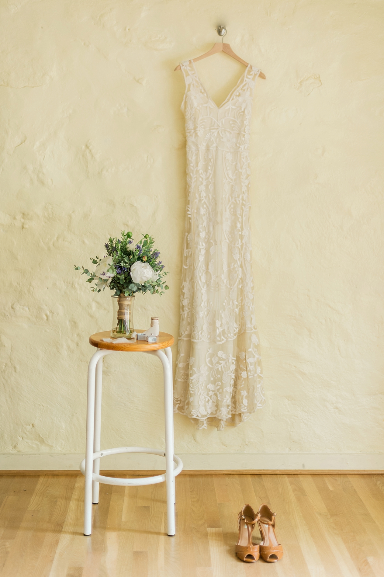BHLDN gowns | A whimsical, Wilmington, Delaware Wedding for the bride who loves organic and natural details | East Coast + Destination Wedding Photographer | Lauren R Swann
