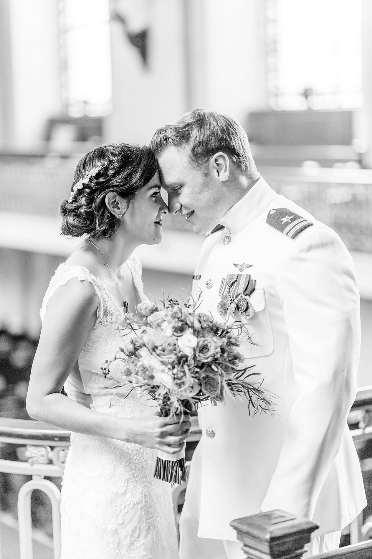 A Bold and Colorful Naval Academy Wedding by Lauren R Swann