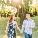 A classic summer engagement session at the Navy and Marine Memorial on Columbia Island, Washington D.C. by Fine Art Wedding Photographer Lauren R Swann