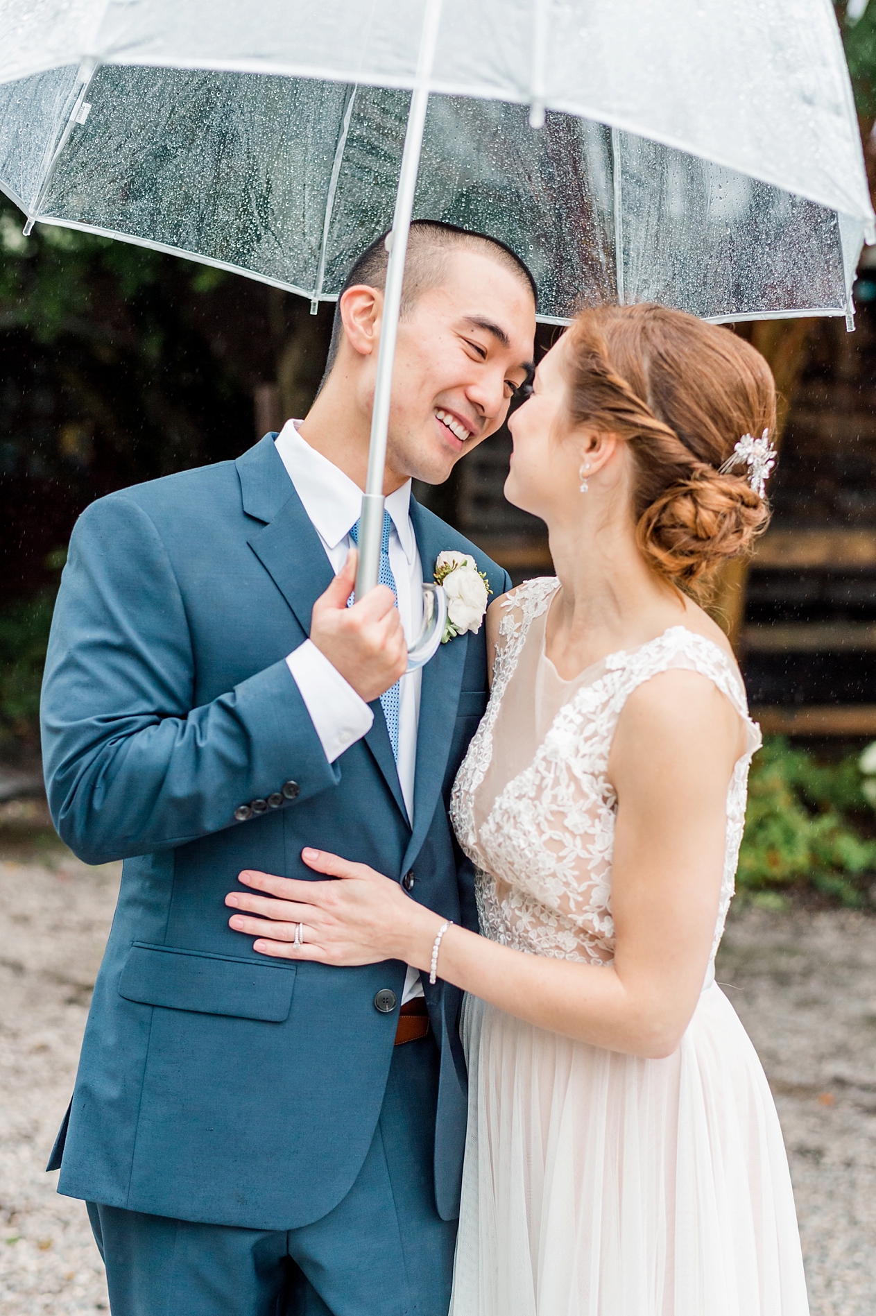A Rainy Day Wedding full of Relaxed and Romantic Details at Historic Londontown Gardens by Maryland Fine Art Photographer Lauren R Swann