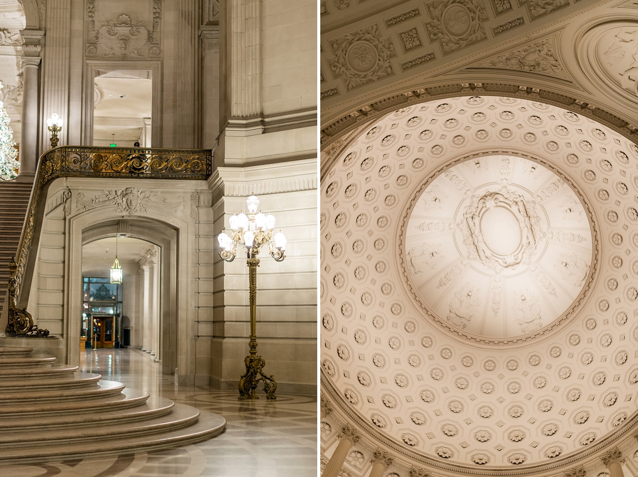 San Francisco City Hall by Fine Art Wedding Photographer Lauren R Swann