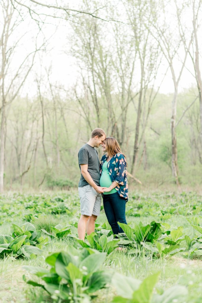 A Fine Art Anniversary, Maternity Session at Patapsco State Park in Maryland by Wedding Photographer Lauren R Swann