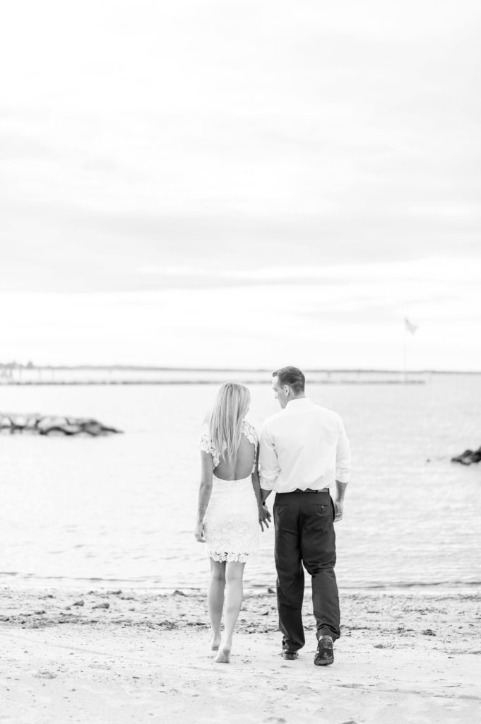 A beautiful, coastal engagement session in North Beach, Maryland by Fine Art Photographer Lauren R Swann