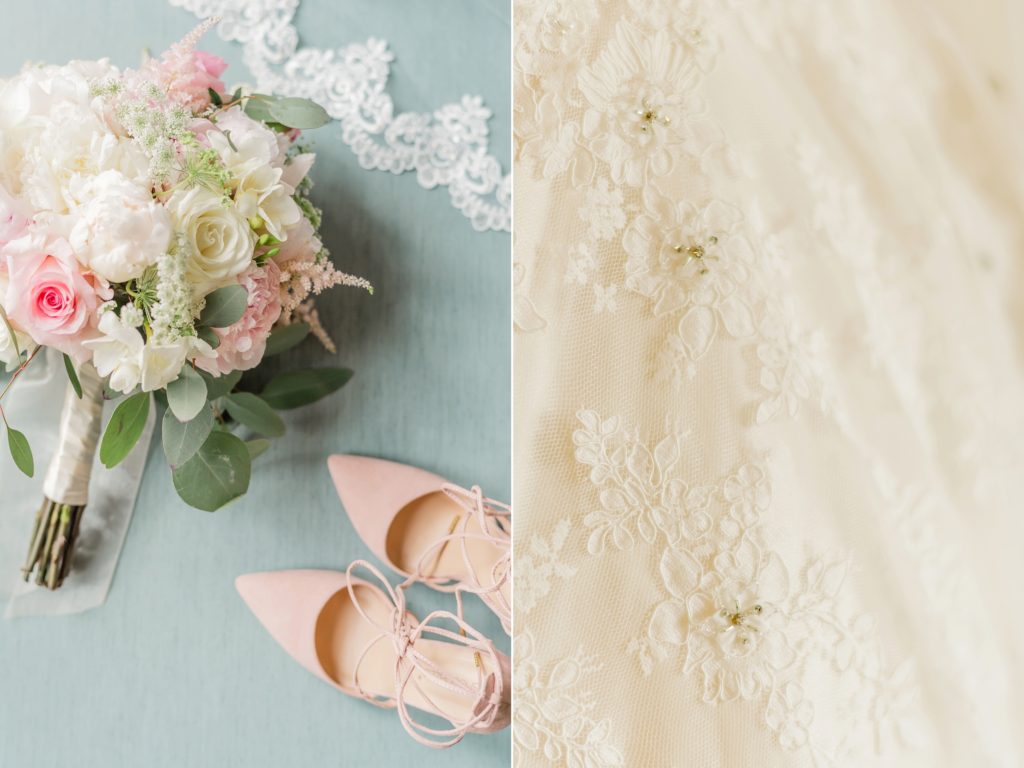 A beautiful Madeline Gardner gown by Morilee for a Coastal Wedding