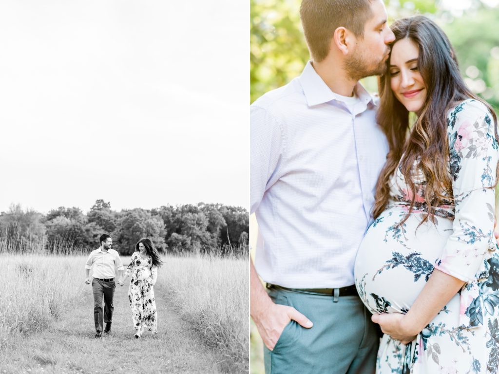 A beautiful, outdoor maternity and anniversary session in at Soldier's Delight in Baltimore, Maryland by Fine Art Photographer Lauren R Swann