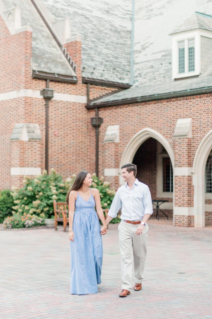 University of Richmond Virginia Engagement Session by Fine Art Wedding Photographer Lauren R Swann