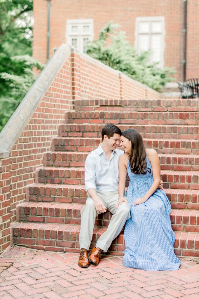 University of Richmond Virginia Engagement Session by Fine Art Wedding Photographer Lauren R Swann