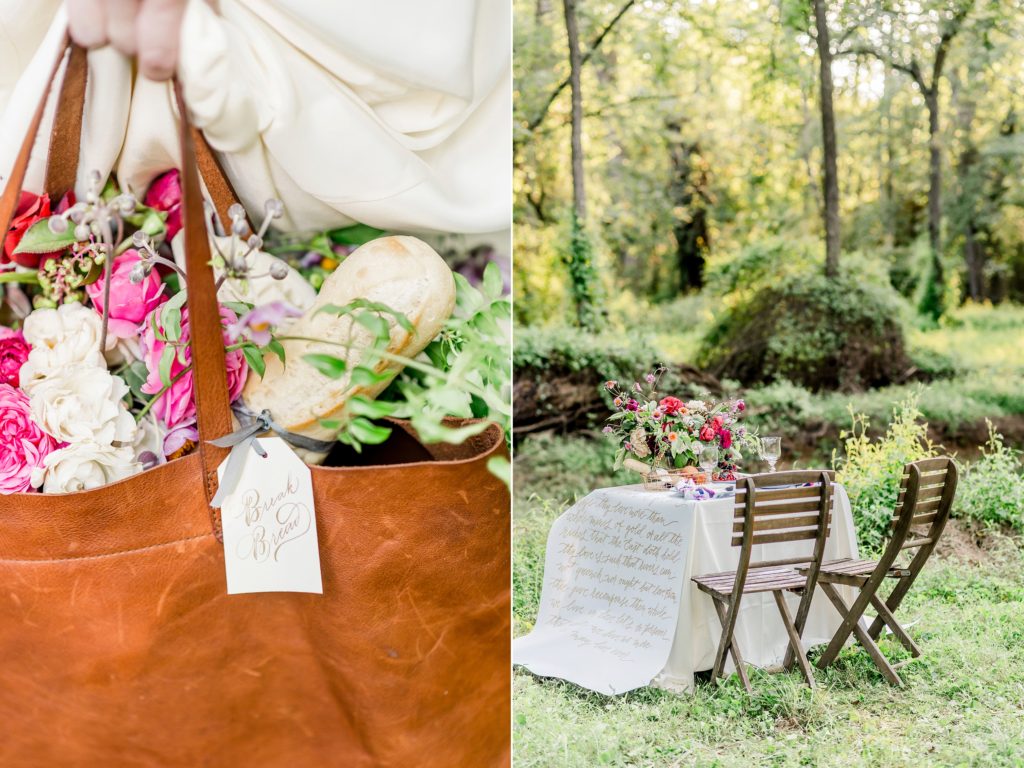 Relaxed and Romantic Forest Elopement Inspiration by Fine Art Maryland Photographer Lauren R Swann Designed by Adriana Marie Events