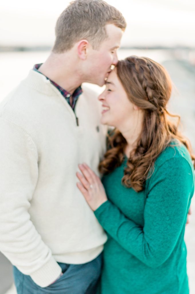 US Naval Academy Engagement session on the yard by Annapolis Wedding Photographer Lauren R Swann