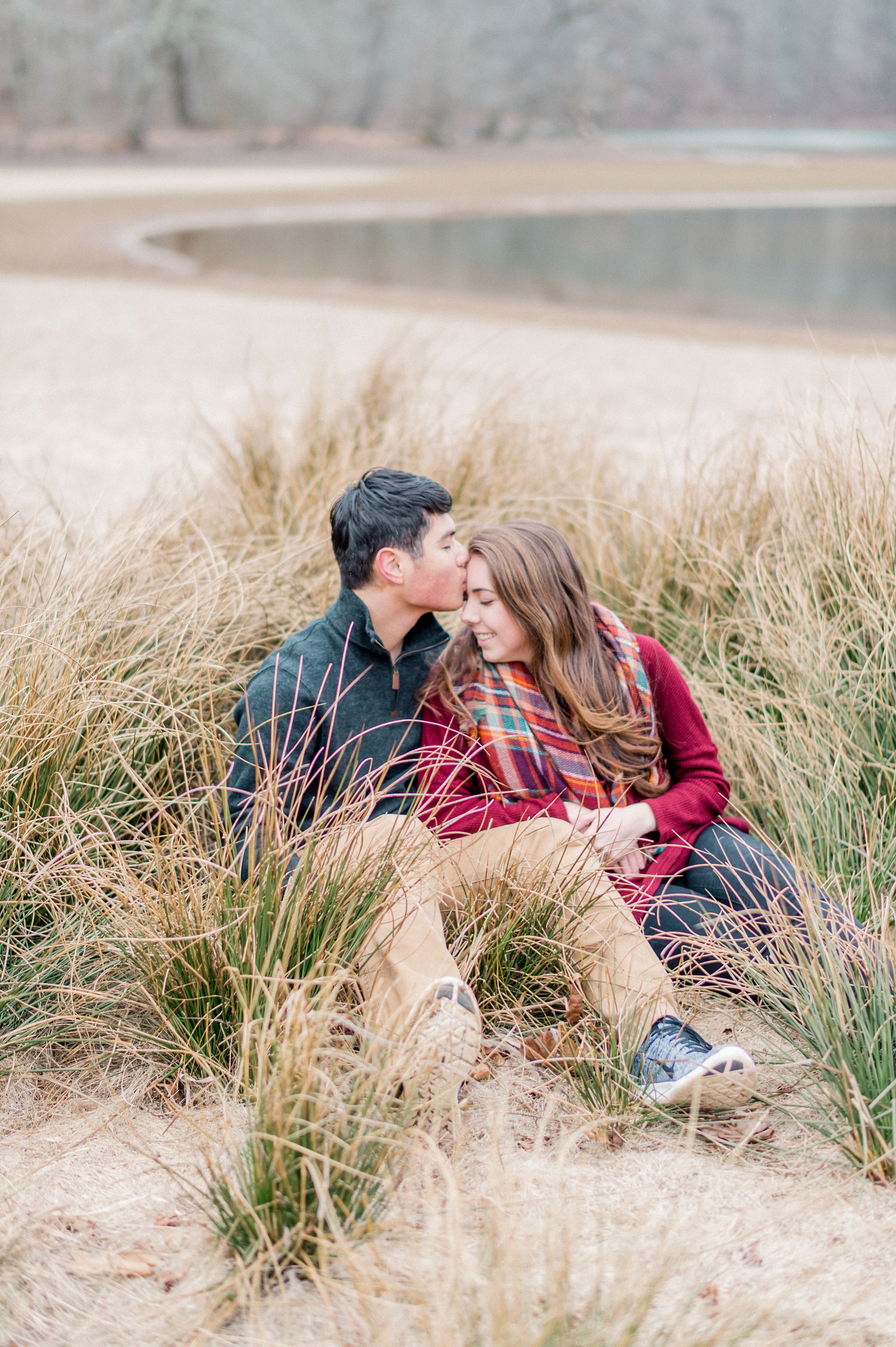 A Wintery Maryland Engagement Session by Fine Art Annapolis Wedding Photographer Lauren R Swann