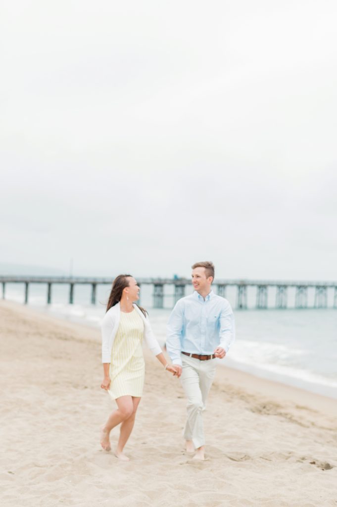 Newport Beach engagement portraits by Annapolis Maryland Wedding photographer Lauren R Swann