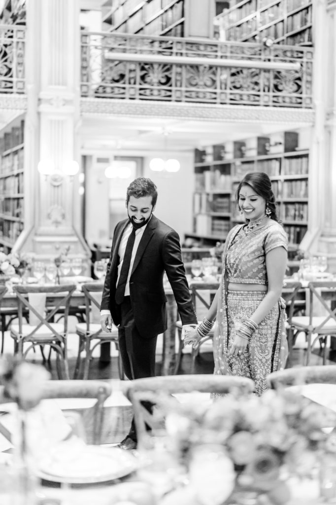 George Peabody Library Engagement Party in Baltimore by Maryland Wedding Photographer Lauren R Swann photo