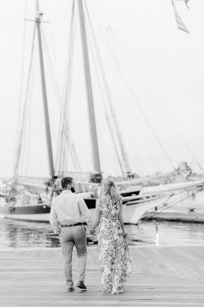 Fell's Point, Baltimore engagement shoot by wedding photographer Lauren R Swann photo