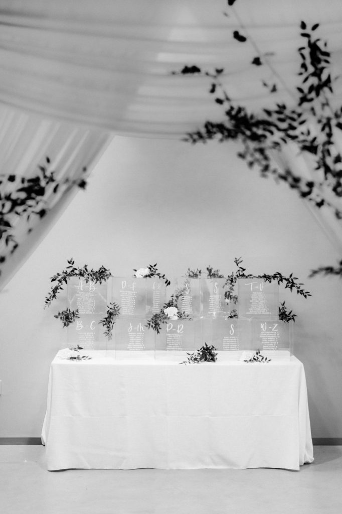 Seating Chart, Cocktail Hour Decor Ideas | The Winslow Room Baltimore wedding by Fine Art photographer Lauren R Swann photo