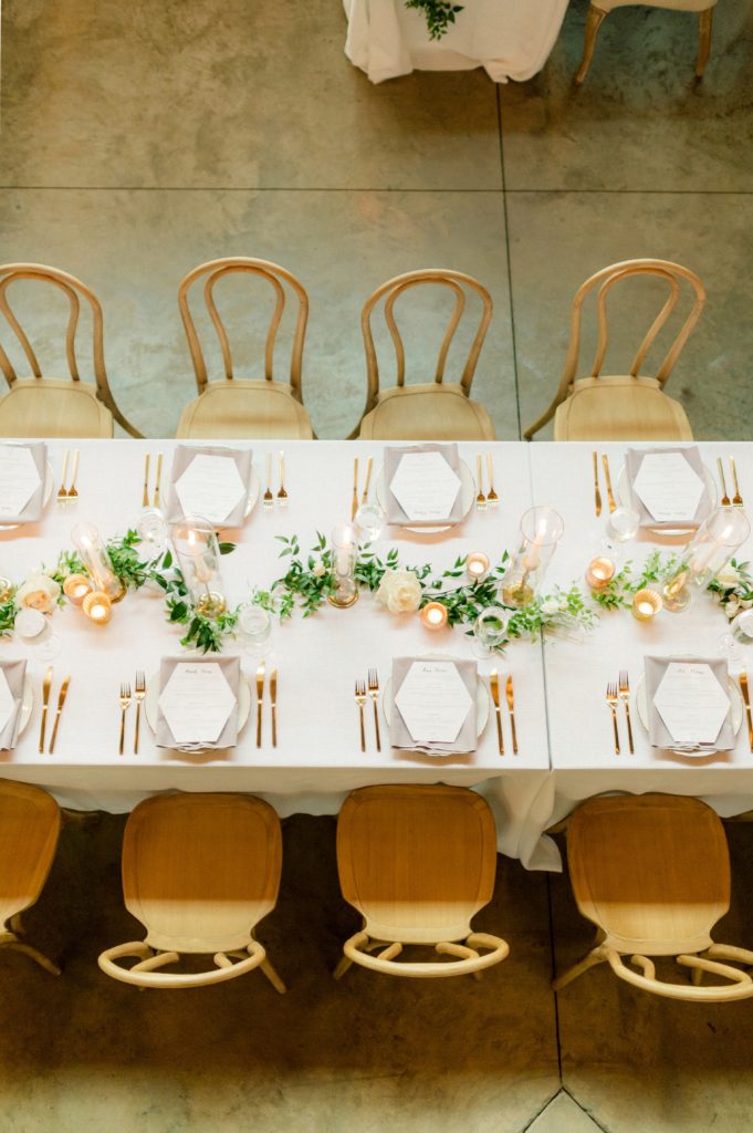 Industrial Wedding Reception Decor | The Winslow Room Baltimore wedding by Fine Art photographer Lauren R Swann photo