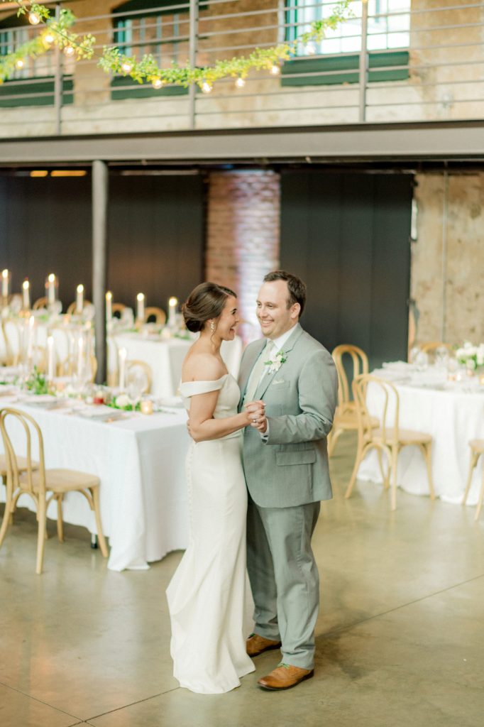 Industrial Wedding Reception Decor | The Winslow Room Baltimore wedding by Fine Art photographer Lauren R Swann photo
