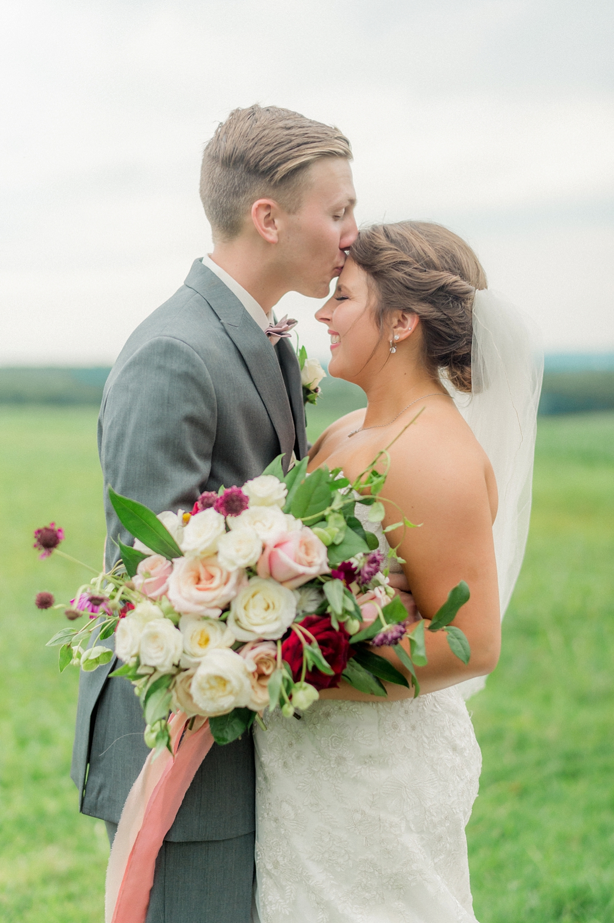 Bride & Groom, Pine Ridge Farm wedding photo
