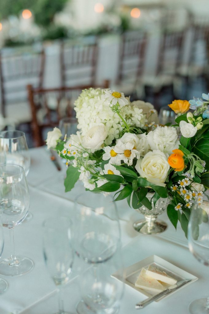 Blvly Floral Design | Gulph Mills Country Club Wedding Centerpiece photo