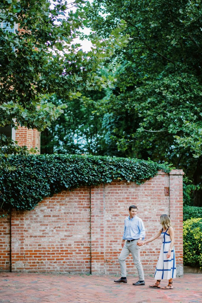 A Charleston-inspired Georgetown DC Engagement session by Lauren R Swann photo