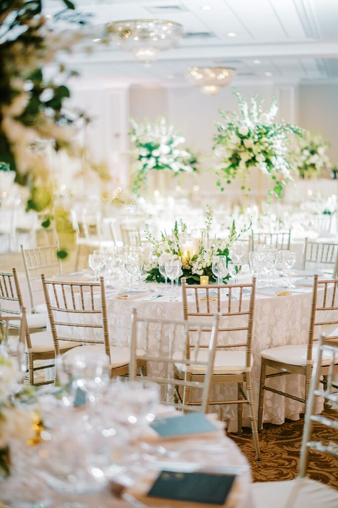Ballroom Wedding Reception Inspiration from a Gatsby-Inspired Baltimore wedding celebration at Woodholme Country Club photo